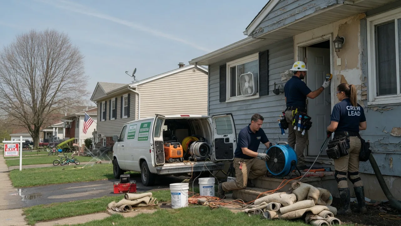 Flood Cleanup in Easton, PA near me